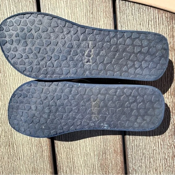 Brighton Floral Sandals with Blue Straps Rhinestone Detail Size 9 - Picture 8 of 8